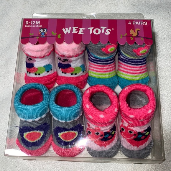 None Other - 🛍Adorable girls socks size 0-12 months